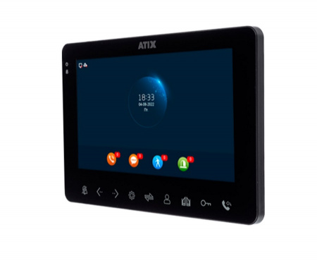 AT-I-K711F/T Black Комплект: видеодомофон FHD и видеопанель FHD. Фото