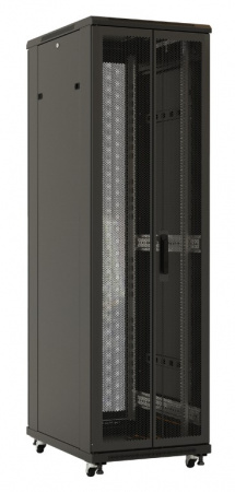 Hyperline TTB-4281-DD-RAL9004 Шкаф напольный 19-дюймовый, 42U, 2055x800х1000 мм (ВхШхГ) Фото