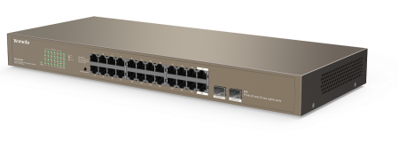 TEG1024F 24-портовый гигабитный неуправляемый коммутатор с 2-мя портами SFP Фото