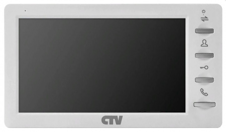 CTV-M1701 Plus W (белый) Монитор видеодомофона CVBS с кнопочным управлением Фото