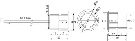 ST-DM030NCNO-WT Извещатель магнитоконтактный Фото ST-DM030NCNO-WT Извещатель магнитоконтактный Фото