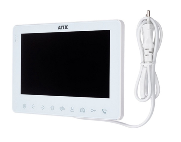 AT-I-M711F/T White Цветной домофон FHD Фото AT-I-M711F/T White Цветной домофон FHD Фото