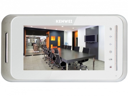 KW-E707N (белый) Цветной Видеодомофон  Фото KW-E707N (белый) Цветной Видеодомофон  Фото