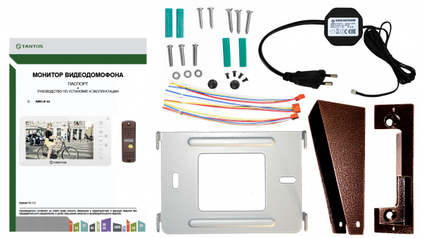 Tantos LILU kit Комплект бюджетного домофона Фото Tantos LILU kit Комплект бюджетного домофона Фото