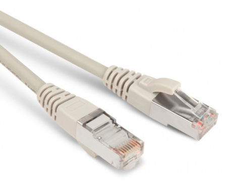 Hyperline PC-LPM-STP-RJ45-RJ45-C5e-2M-LSZH-GY Патч-корд F/UTP, экранированный, Cat.5e, LSZH, 2 м Фото