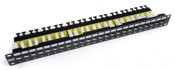 Hyperline PP2-19-24-8P8C-C6A-110D Патч-панель 19