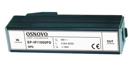 SP-IP/1000PD Устройство грозозащиты для локальной вычислительной сети (скорость до 1000 Мбит/с) Фото