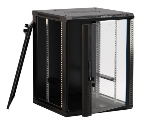 Hyperline TWB-0945-GP-RAL9004 Шкаф настенный 19-дюймовый (19