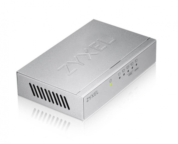 Коммутатор Zyxel GS-105B v3, 5 портов 1000 Мбит/с, настольный, металлический корпус Фото