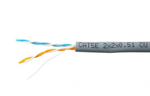Кабель «витая пара» (SkyNet) UTP indoor Premium CAT5e, 2x2x0,51 Cu 305м (LAN) (1693203) Фото Кабель «витая пара» (SkyNet) UTP indoor Premium CAT5e, 2x2x0,51 Cu 305м (LAN) (1693203) Фото