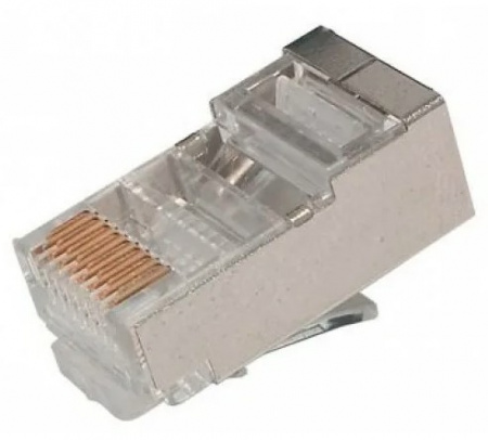 Джек RJ-45 8P8C CAT 5e (экран) REXANT Разъем Фото