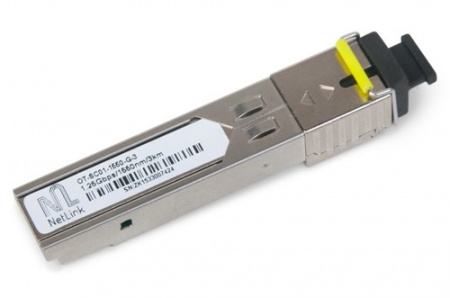 Модуль NetLink SFP-OT-SC01-1550-G-3km (Tx-1550nm, Rx-1310nm) Фото