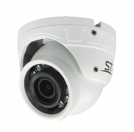 ST-S4501 БЕЛАЯ (2,8mm) 4MP уличная купольная IP-камера с ИК подсветкой до 30 м Фото