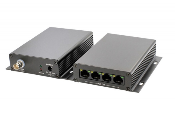 RVi-1NT20-4FP Приемопередатчик Ethernet сигнала с PoE Фото