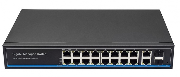 NS-SW-16G4G-PL Управляемый L2 PoE коммутатор Фото