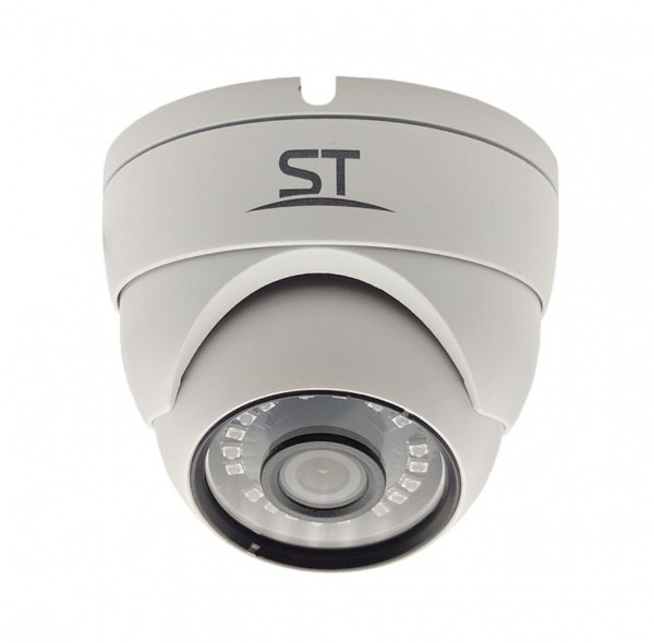 ST-2203 Белый (2,8mm), (версия 3) Уличная купольная AHD-камера 2,1MP Фото