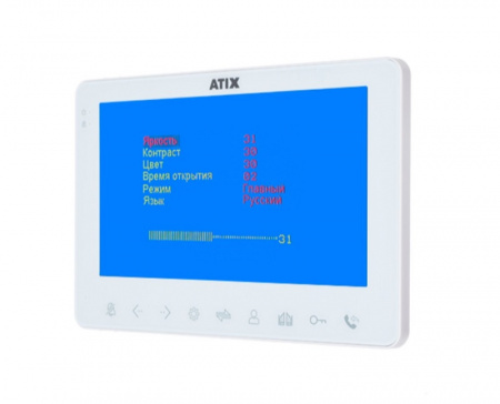 AT-I-M710C/T White Цветной домофон с TFT экраном Фото