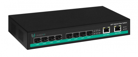 UB-SW-8SFP-2G Pro Неуправляемый коммутатор с 8 SFP портами и 2 Uplink 1000 Мбит/с Фото