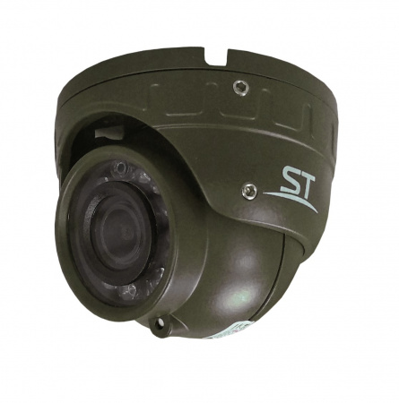 ST-S4501 ХАКИ (2,8mm) 4MP уличная купольная IP-камера с ИК подсветкой до 30 м Фото