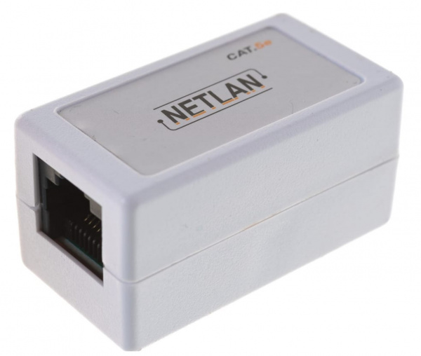 Кабельный соединитель NETLAN RJ45-RJ45 (8P8C), Кат.5e (Класс D), 100МГц, неэкранированный, белый, уп Фото Кабельный соединитель NETLAN RJ45-RJ45 (8P8C), Кат.5e (Класс D), 100МГц, неэкранированный, белый, уп Фото