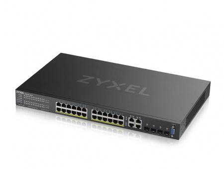 Гибридный L2 коммутатор PoE+ Zyxel NebulaFlex Pro GS2220-28HP [GS2220-28HP-EU0101F] Фото