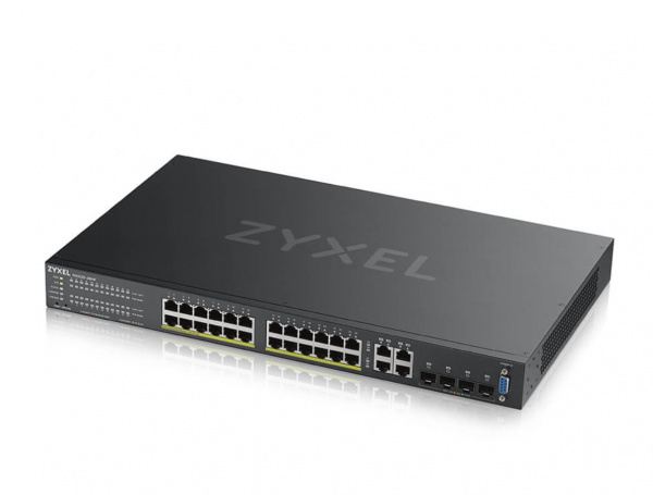 Гибридный L2 коммутатор PoE+ Zyxel NebulaFlex Pro GS2220-28HP [GS2220-28HP-EU0101F] Фото