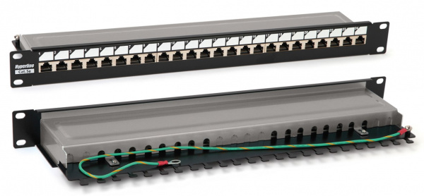 Hyperline PP3-19-24-8P8C-C5E-SH-110D Патч-панель 19
