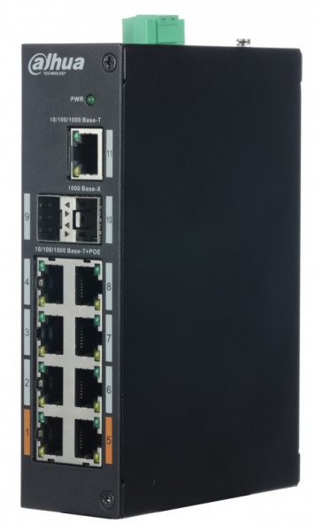 DH-PFS3211-8GT-120 11-портовый гигабитный неуправляемый коммутатор с РОЕ Фото