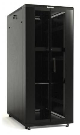 Hyperline TTB-4281-DD-RAL9004 Шкаф напольный 19-дюймовый, 42U, 2055x800х1000 мм (ВхШхГ) Фото