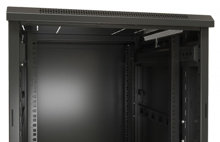 Hyperline TTB-3268-AS-RAL9004 Шкаф напольный 19-дюймовый, 32U, 1610x600х800 мм (ВхШхГ) Фото