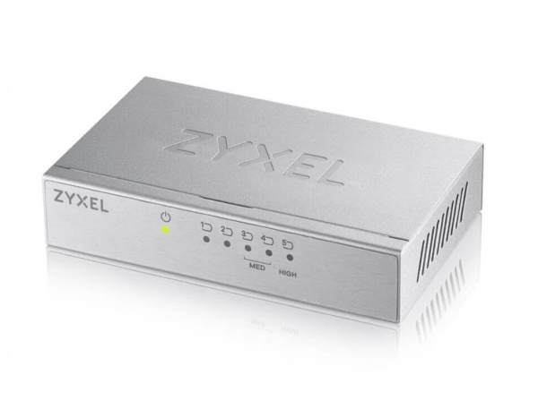 Коммутатор Zyxel GS-105B v3, 5 портов 1000 Мбит/с, настольный, металлический корпус Фото