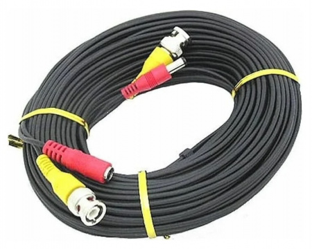 Кабель BNC-BNC для видеонаблюдения (с питанием) L=50m Фото