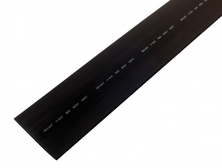 Термоусадочная трубка REXANT 60,0/30,0 мм, черная, упаковка 10 шт. по 1 м Фото
