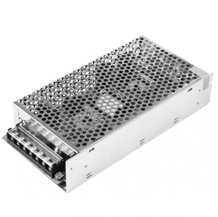Источник питания 220 V AC/12 V DC 16.7 A 200 W с разъемами под винт, без влагозащиты (IP23) Фото Источник питания 220 V AC/12 V DC 16.7 A 200 W с разъемами под винт, без влагозащиты (IP23) Фото