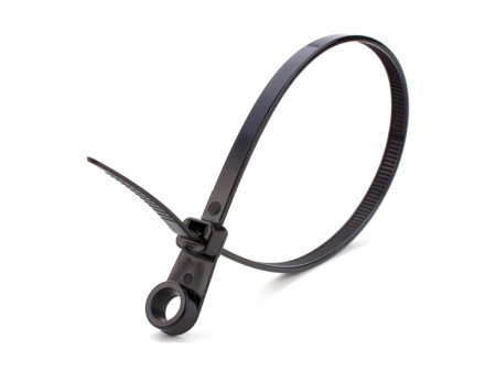 Стяжки Optimus 3,6x150мм с монтажным кольцом черные (100шт) Фото
