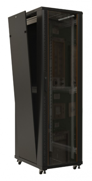 Hyperline TTB-2266-AS-RAL9004 Шкаф напольный 19-дюймовый, 22U, 1166x600х600 мм (ВхШхГ) Фото