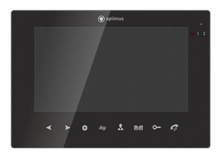 Видеодомофон Optimus VMH-7.1 (черный) Фото