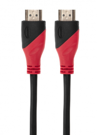 Шнур HDMI - HDMI с фильтрами, длина 3 метра (GOLD) (PVC пакет) REXANT Фото