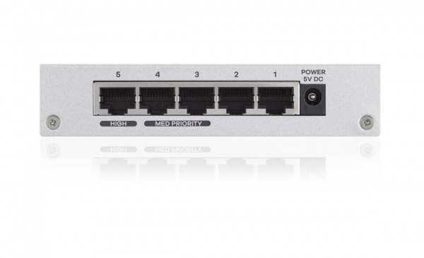 Коммутатор Zyxel GS-105B v3, 5 портов 1000 Мбит/с, настольный, металлический корпус Фото