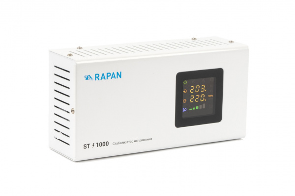 RAPAN ST-1000 стабилизатор сетевого напряжения, 1000ВА, Uвх. 100-260 В Фото RAPAN ST-1000 стабилизатор сетевого напряжения, 1000ВА, Uвх. 100-260 В Фото