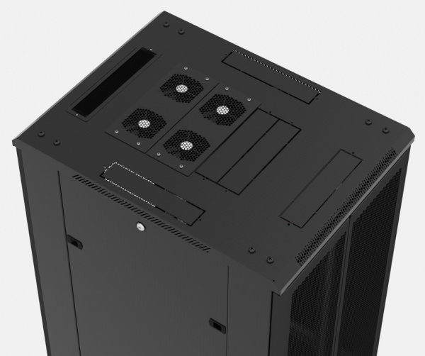 Hyperline TTB-4788-AS-RAL9004 Шкаф напольный 19-дюймовый, 47U, 2277x800х800 мм (ВхШхГ) Фото