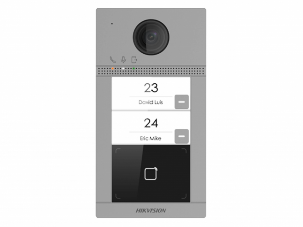 DS-KV8213-WME1(B) IP вызывная панель на двух абонентов с ИК-подсветкой и Wi-Fi Фото DS-KV8213-WME1(B) IP вызывная панель на двух абонентов с ИК-подсветкой и Wi-Fi Фото