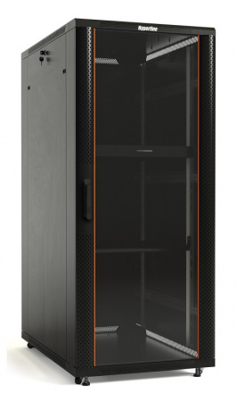 Hyperline TTB-4281-AS-RAL9004 Шкаф напольный 19-дюймовый, 42U, 2055x800х1000 мм (ВхШхГ) Фото