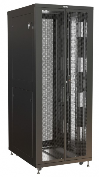 Hyperline TSR-4268-DDYH-22-R101-RAL9005 Шкаф напольный 19-дюймовый, 42U, 2058x600х800 мм Фото