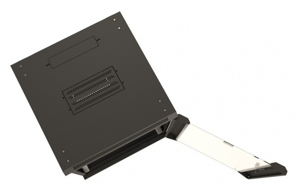Hyperline TWB-1266-GP-RAL9004 Шкаф настенный 19-дюймовый (19