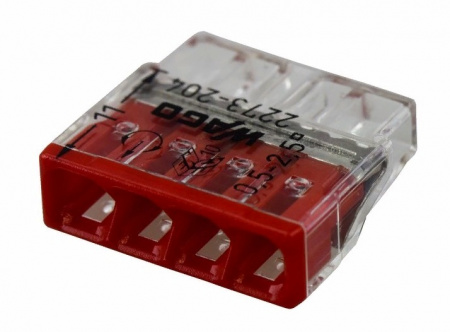 2273-204 Экcпресс-клемма, 4-проводная до 2,5 мм², (100 шт./уп.) WAGO Фото