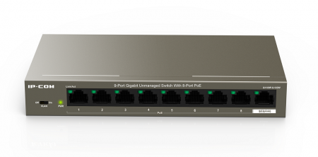 G1109P-8-102W Неуправляемый PoE коммутатор с 8 гигабитными портами PoE и 1 гигабитным портом Фото