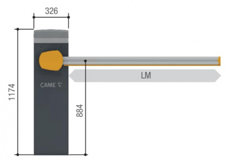 GPX40MGS - Тумба шлагбаума из оцинкованной и окрашенной стали с бесколлекторным двигателем Фото GPX40MGS - Тумба шлагбаума из оцинкованной и окрашенной стали с бесколлекторным двигателем Фото