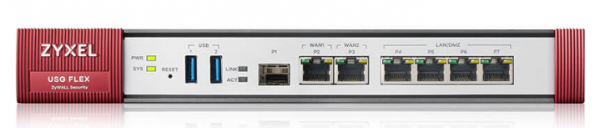 Межсетевой экран Zyxel USG FLEX 200 с набором подписок на 1 год [USGFLEX200-RU0102F] Фото