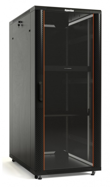 Hyperline TTB-4788-AS-RAL9004 Шкаф напольный 19-дюймовый, 47U, 2277x800х800 мм (ВхШхГ) Фото